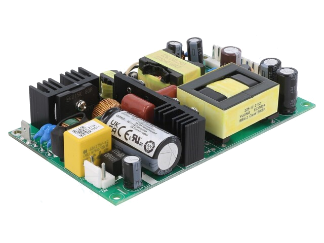 Voedingseenheid: schakelende; open; 225W; 85÷264VAC; OUT: 1; 12VDC Voedingseenheid: schakelende; open; 225W; 85÷264VAC; OUT: 1; 12VDC